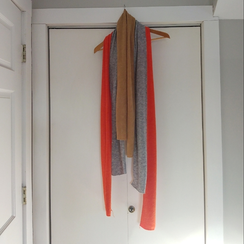 Three-Toned Long Scarf